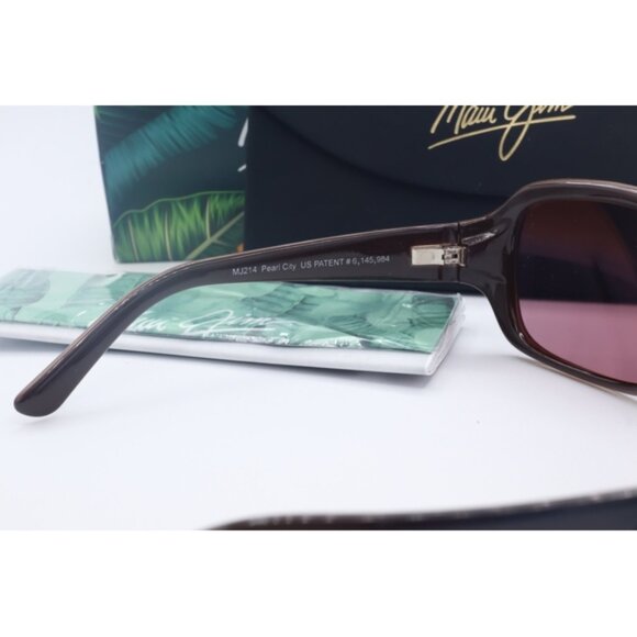 Maui Jim Pearl City MJ 214-01A Tortoise Cat Eye Sunglasses Maui Rose polarized - Picture 4 of 6